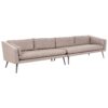 Tuinsofa Polyester Beige LORETELLO