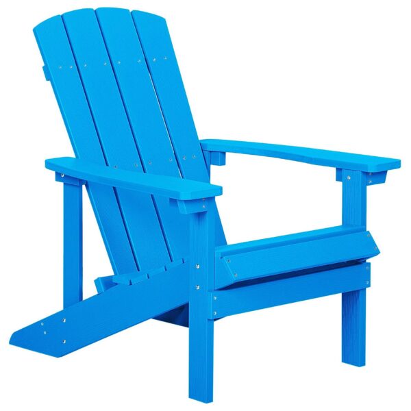 Tuinstoel Bewerkt hout Blauw ADIRONDACK