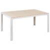 Tuintafel 150 x 90 cm Kunststof Beige COMO