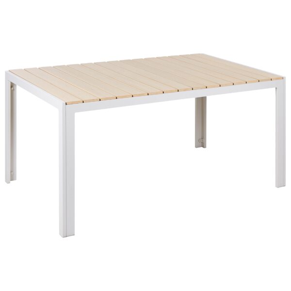 Tuintafel 150 x 90 cm Kunststof Beige COMO