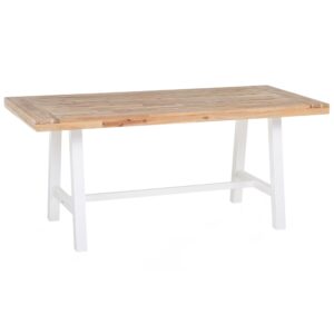 Tuintafel 170 x 80 cm Massief hout Wit SCANIA