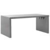 Tuintafel 180 x 90 cm Beton Grijs TARANTO