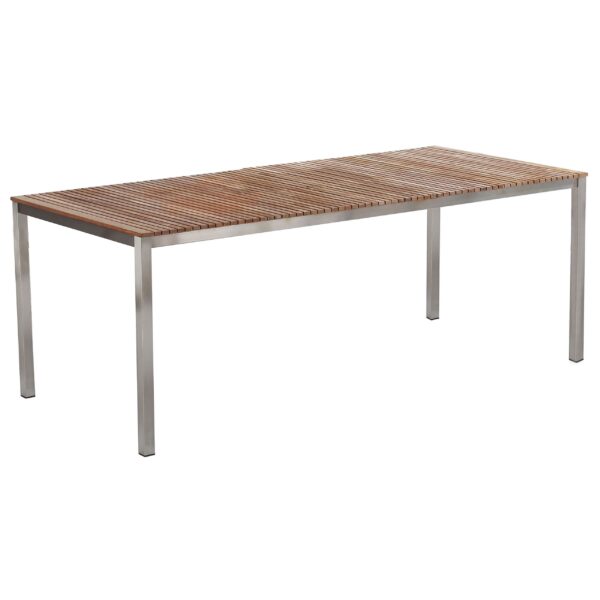 Tuintafel 200 x 90 cm Massief hout Bruin VIAREGGIO