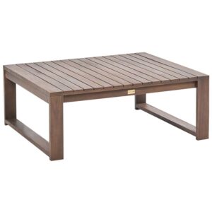 Tuintafel 90 x 75 cm Donkere houtkleur TIMOR