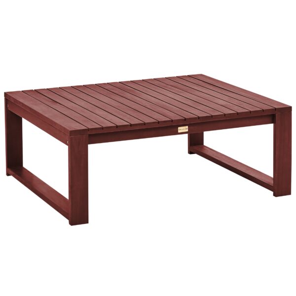 Tuintafel 90 x 75 cm Donkerrood TIMOR