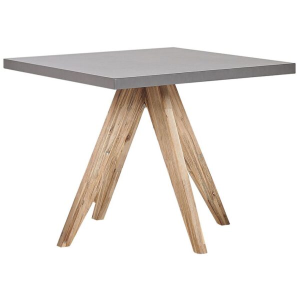 Tuintafel 90 x 90 cm Beton Grijs OLBIA