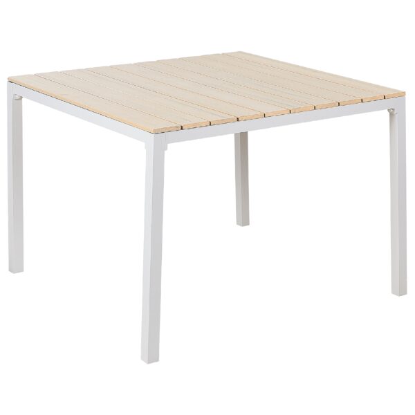 Tuintafel 95 x 95 cm Kunststof Beige PRATO