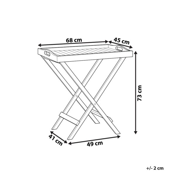 4255664831484 Tuintafel Massief hout Donkere houtkleur AMANTEA