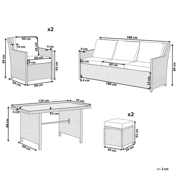 1 x Tafel