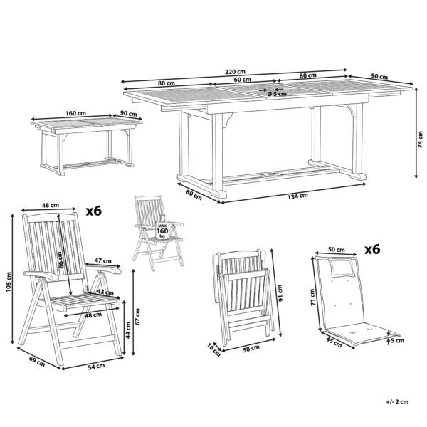 1 x Tafel