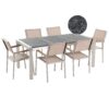 Tuintafelset Steen Beige GROSSETO