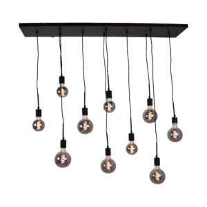 Urban Interiors Hanglamp Bulby 10-lamps, kleur Zwart