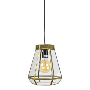 Urban Interiors hanglamp Geo2 20cm, kleur Brass Antique