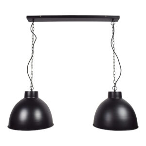 Urban Interiors hanglamp Rocky Double Ø40cm, kleur Mat black