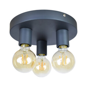 Urban Interiors plafondlamp Triple Ø25cm, kleur Vintage Black