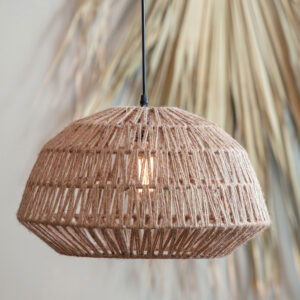 WOOOD Exclusive Hanglamp Kace Jute, kleur Naturel