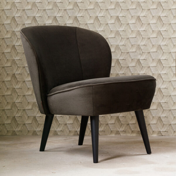 WOOOD Fauteuil Sara Velvet