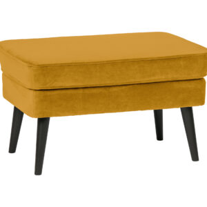 WOOOD Hocker Rocco Velvet, kleur Oker