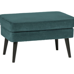 WOOOD Hocker Rocco Velvet, kleur Teal