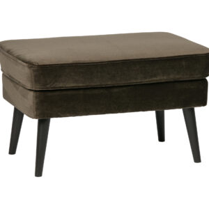 WOOOD Hocker Rocco Velvet, kleur Warm Groen