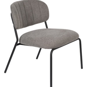 ZILT Fauteuil Kolten kleur Zwart/Lichtgrijs