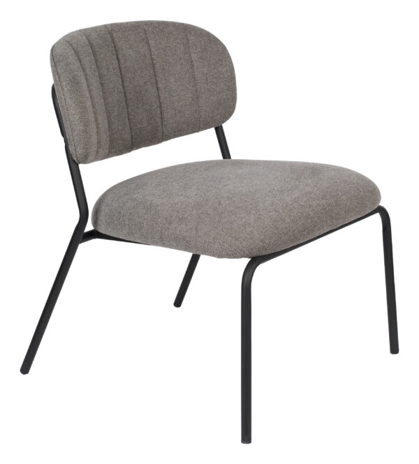 ZILT Fauteuil Kolten kleur Zwart/Lichtgrijs