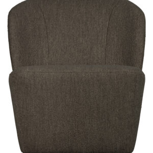 vtwonen Fauteuil Lofty Bouclé, kleur Bruin