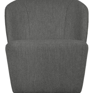 vtwonen Fauteuil Lofty Bouclé, kleur Staalgrijs