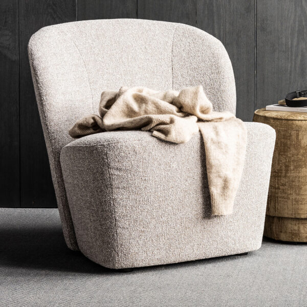 vtwonen Fauteuil Lofty kleur Naturel